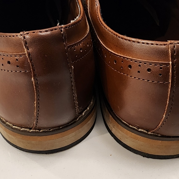 Excellent Condition Stacy Adams Dickinson Cap Toe Oxford Mens Dress Shoe(Cognac) - Picture 10 of 11